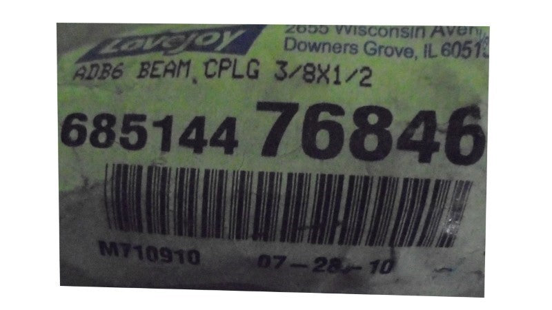 LOVEJOY ADB6 68514476846 DOUBLE BEAM COUPLING * NEW IN BAG *