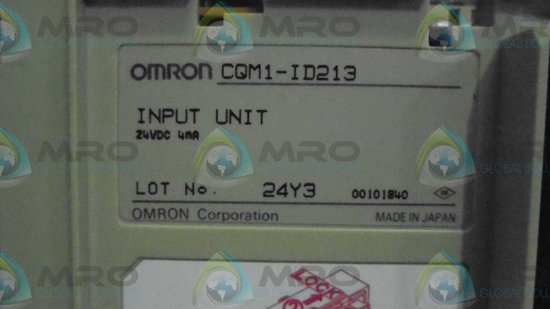 OMRON CQM1-ID213 INPUT UNIT * USED *