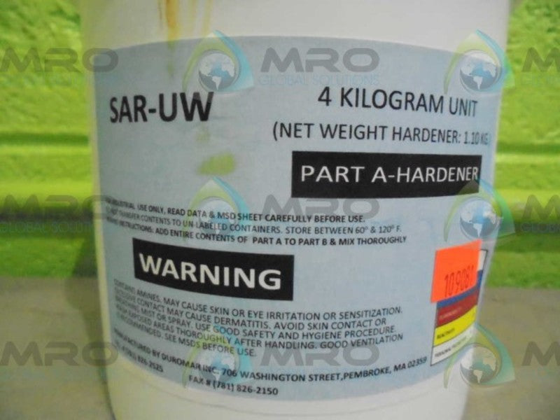 DUROMAR SAR-UW PART A & B 4 KILOGRAM UNIT  NSNP