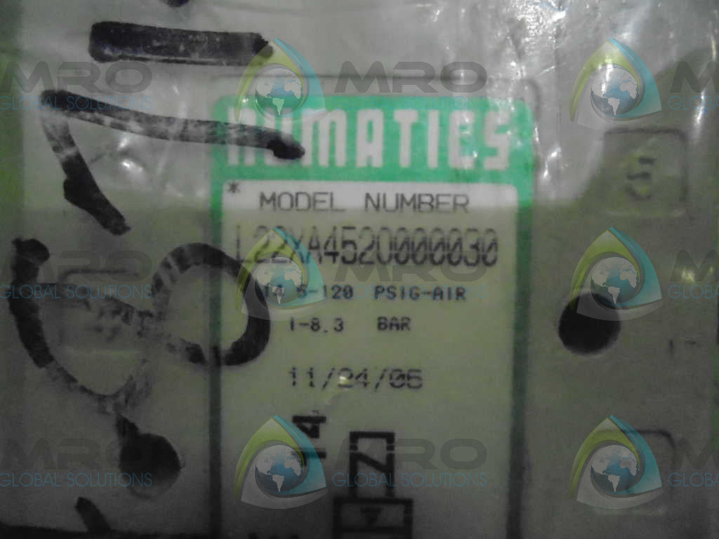 NUMATICS L22XA452O000030 VALVE SOLENOID * NEW IN ORIGINAL PACKAGE *