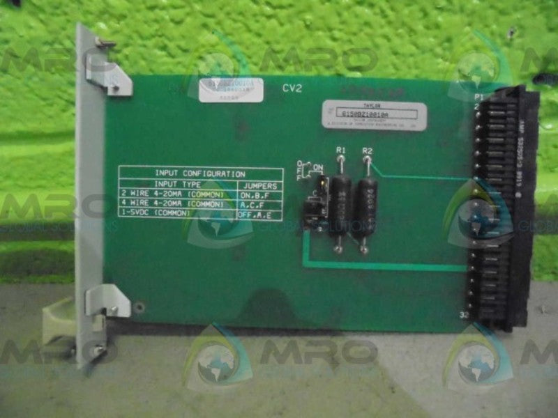 TAYLOR 6150BZ10010A INPUT CONFIGURATION CARD  UNMP