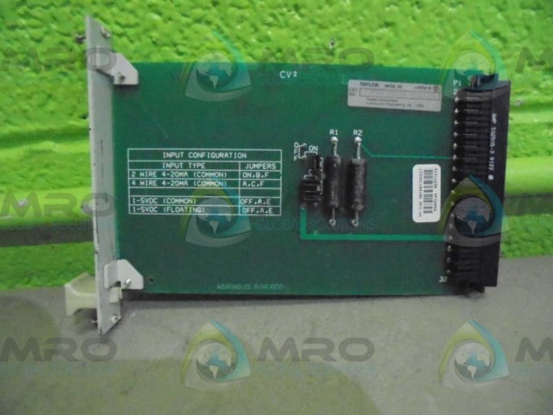 TAYLOR 1732NZ10010A INPUT CONFIGURATION CARD UNMP