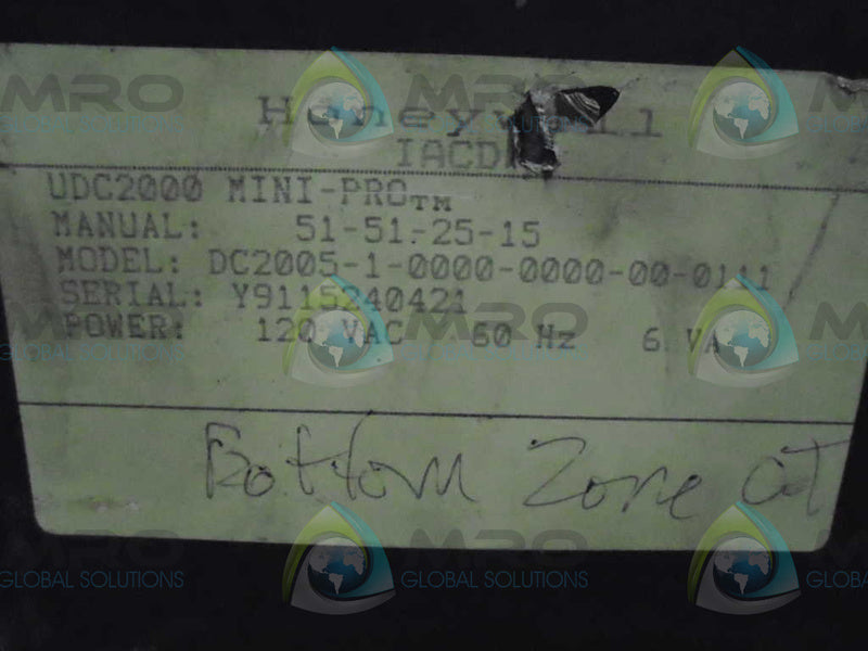 HONEYWELL DC2005-1-0000-0000-00-0111 EXTERNAL WIRING LIMIT CONTROLER  UNMP