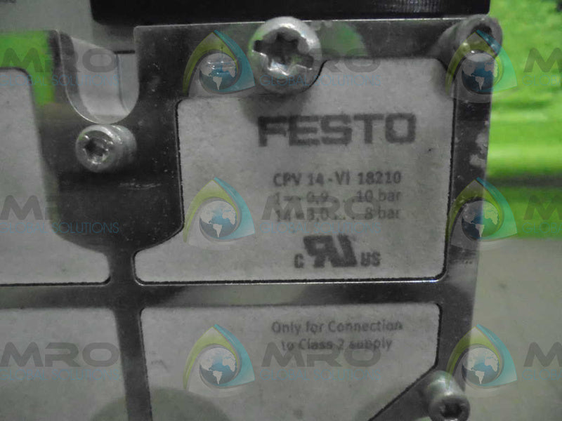 FESTO CPV14-VI PNEUMATIC VALVE BANK  UNMP