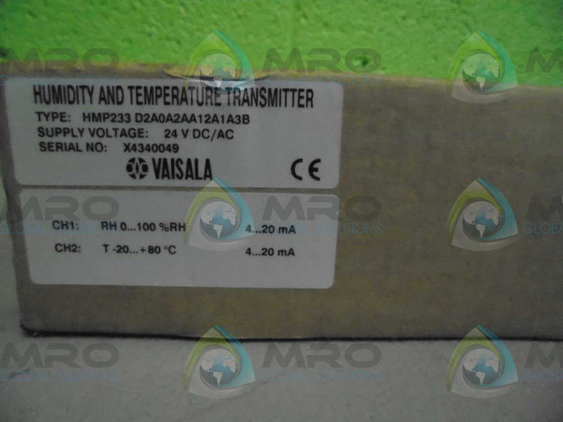 VAISALA HMP233D2A0A2AA12A1A3B ABSORBANCE READERS  NSMP