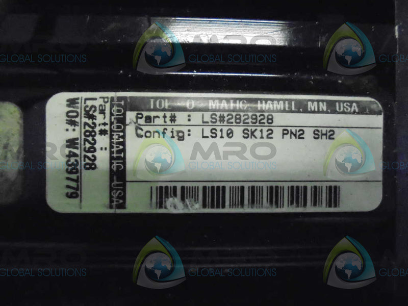 TOLOMATIC LS#282928 11" STROKE LINER SLIDE  UNMP