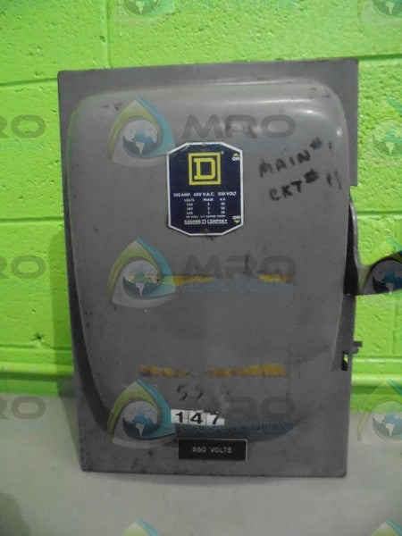 SQUARE D A81343 SAFTY SWITCH  UNMP