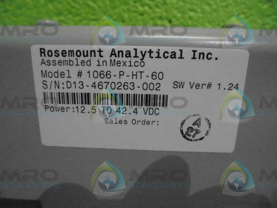 ROSEMOUNT 1066-P-HT-60 SMART ENABLED 2 WIRE TRANSMITTER * NEW IN BOX *
