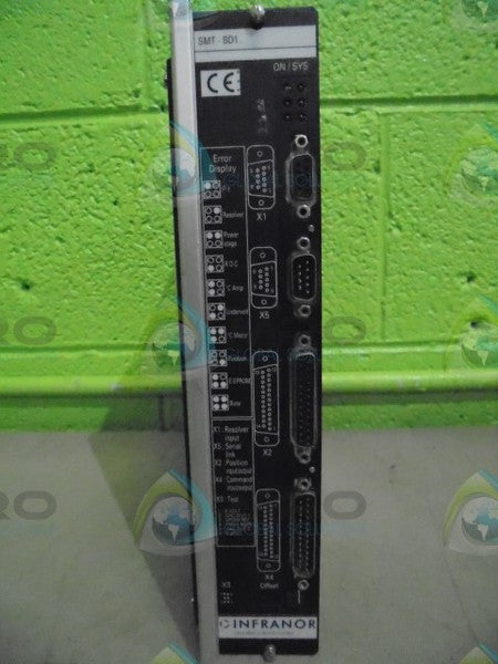 INFRANOR SMT-BD1 SERVO CONTROLLER AMPLIFIER  UNMP