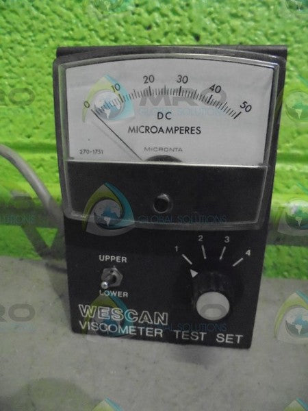 WESCAN 229-600 VISCOMETER TEST SET  UNMP