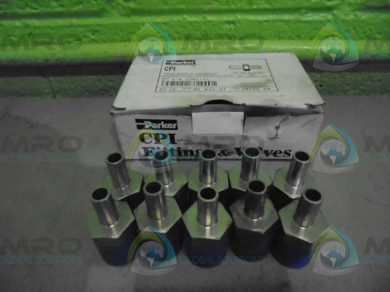 PARKER 6-8T2HF-SS BOX OF 10 FLUID CONNECTOR  NSMP