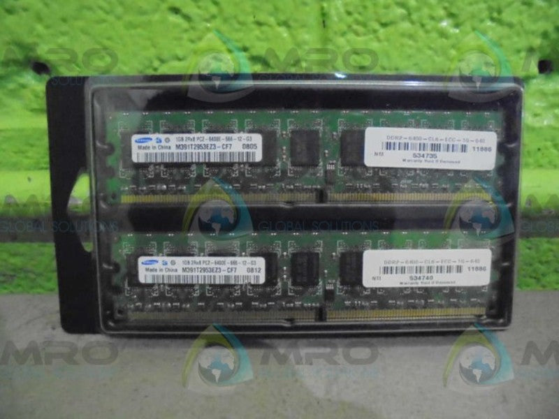 SAMSUNG M391T2953EZ3-CF7 2GB (2X1GB) MEMORY  NSMP