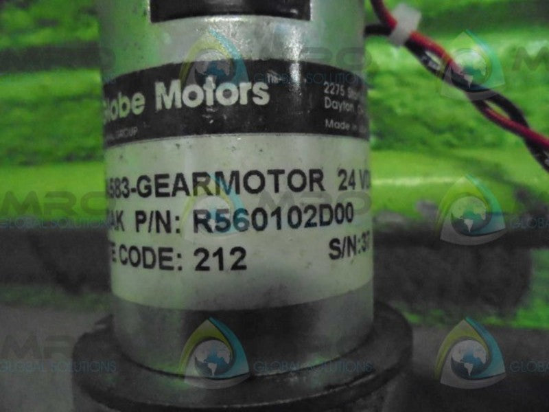 GLOBE MOTORS R560/02D00 GEAR MOTOR  UNMP