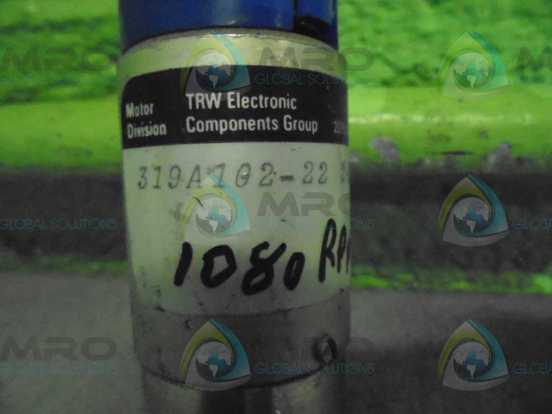 TRW ELECTRONICS 319A102-22 24VDC GEAR MOTOR  UNMP