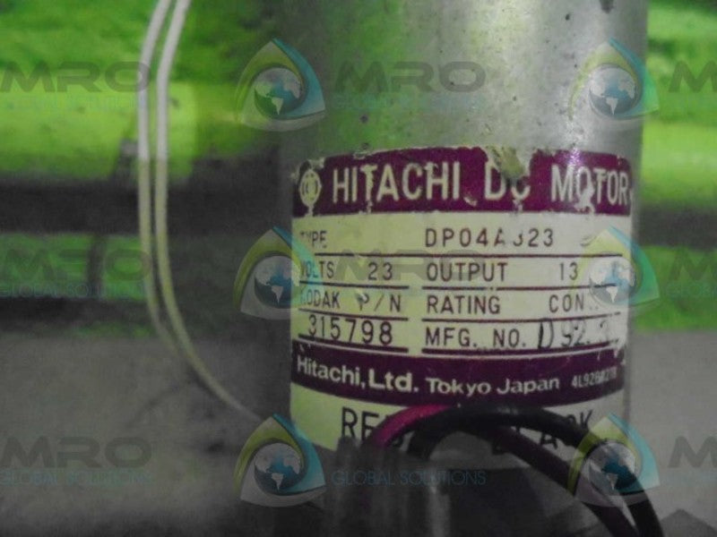 HITACHI DP04A323 23 VOLT 700DC GEAR MOTOR  UNMP