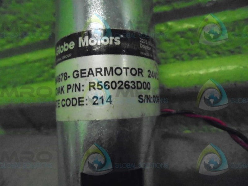 GLOBE MOTORS R560263D00 24 VOLT DC GEAR MOTOR  UNMP
