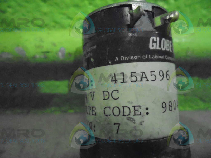 GLOBE MOTORS 415A596 24V DC GEAR MOTOR  UNMP
