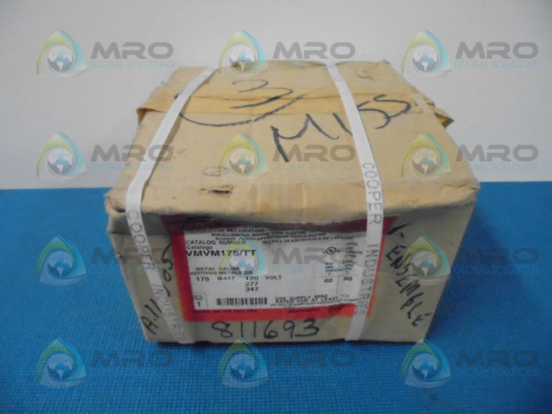 COOPER VMVM175/TT METAL HALIDE BALLAST * FACTORY SEALED *