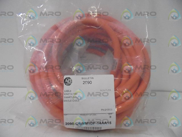 ALLEN BRADLEY 2090-CSWM1DF-14AA15 SER.B 15M SMARTLINK CABLE * NEW IN BAG *