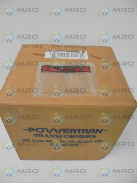 POWERTRAN F120FST500-SH SINGLE PHASE TRANSFORMER  NSMP