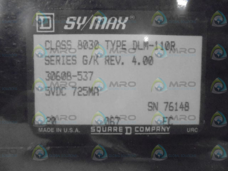 SQUARE D 8030-DLM-110R DATA CONTROL MODULE  NSMP