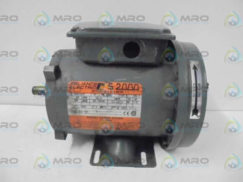 RELIANCE ELECTRIC P56H1322T 3/4 HP A-C MOTOR  UNMP