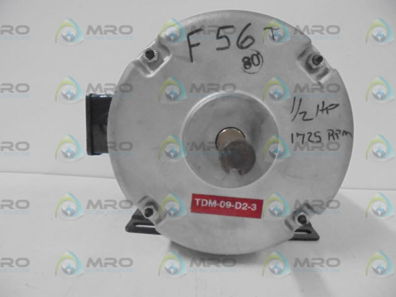US MOTOR A12P2B 1/2 HP 1725 RPM MOTOR  UNMP