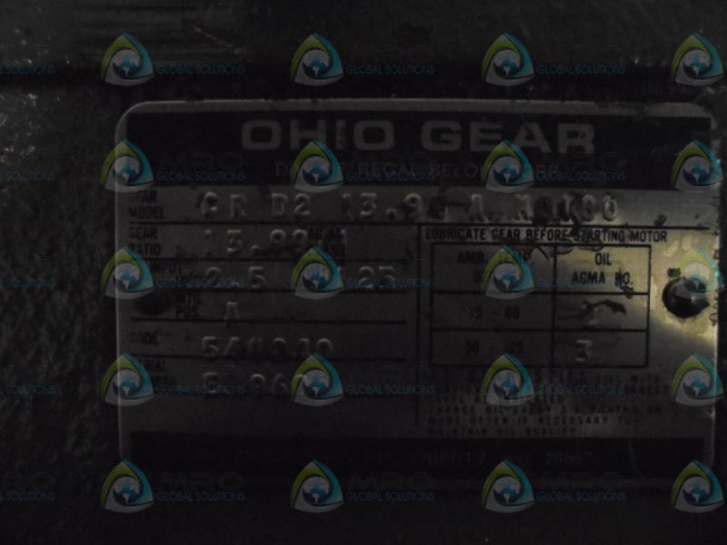OHIO GEAR SM2262-MQ180  UNMP