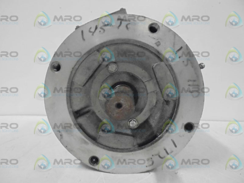 BOSTON GEAR JUTF-B AC MOTOR 1 1/2HP 208-230/460V 5.3-5.25AMPS 1725AMPS  UNMP