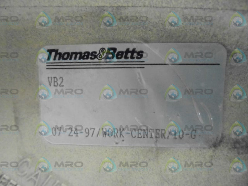 THOMAS&BETTS VB2 3/4" OUTLET BOX WALL MOUNT  NSNP