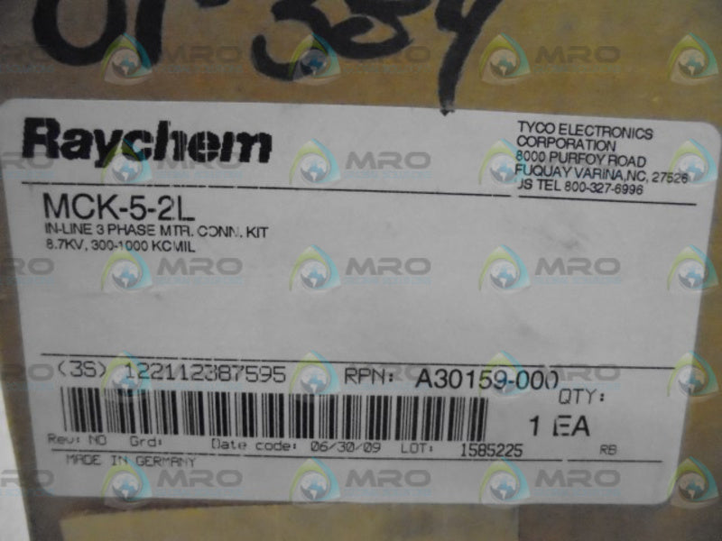 RAYCHEM MCK-5-2L IN-LINE 3 PHASE MTR. CONN. KIT  NSMP