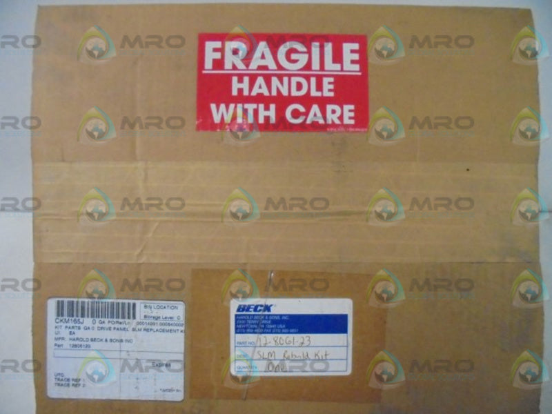 BECK CKM165J 12806123 DRIVE PANNEL SLM REPLACEMENT KIT * FACTORY SEALED *