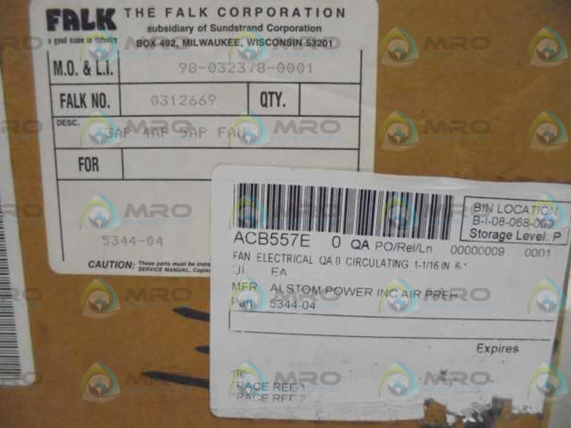 FALK 5344-04 CIRCULATING ELECTRICAL FAN * FACTORY SEALED *