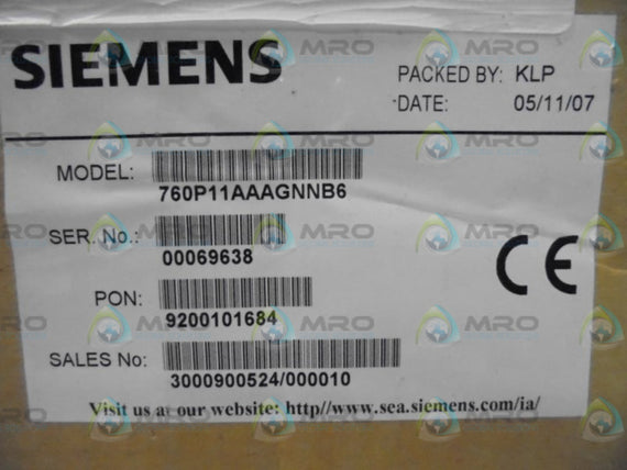 SIEMENS 760P11AAAGNNB6 VALVE POSITION CONTROLLER * NEW IN BOX *