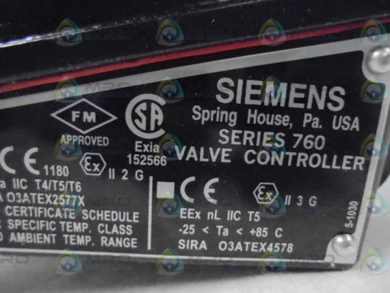 SIEMENS 760P11AAAGNNB6 VALVE POSITION CONTROLLER * NEW IN BOX *