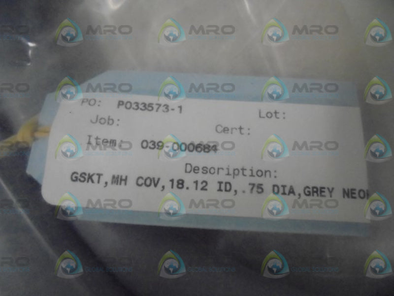 NELSON JAMESON 039-000684 MANHOLE GASKET * NEW IN FACTORY BAG *