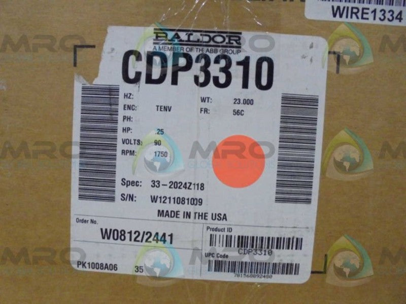 BALDOR CDP3310 * FACTORY SEALED *