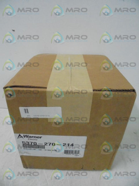 WARNER 5370-270-214 ELECTRIC CLUTCH * FACTORY SEALED *