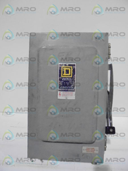 SQUARE D H461-2AWK SER. D4 SAFTY SWITCH  UNMP