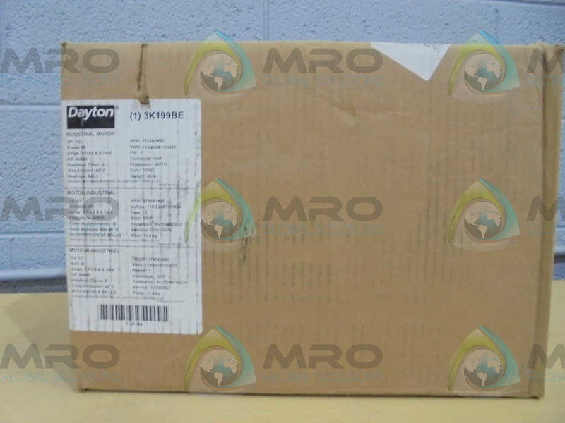 DAYTON 3K199BE * FACTORY SEALED *