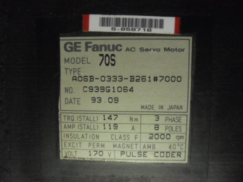 FANUC A06B-0333-B261#7000 NSNP