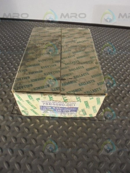 ADVANCE 78E5590-001 INDOOR ENCLOSED BALLAST * FACTORY SEALED *