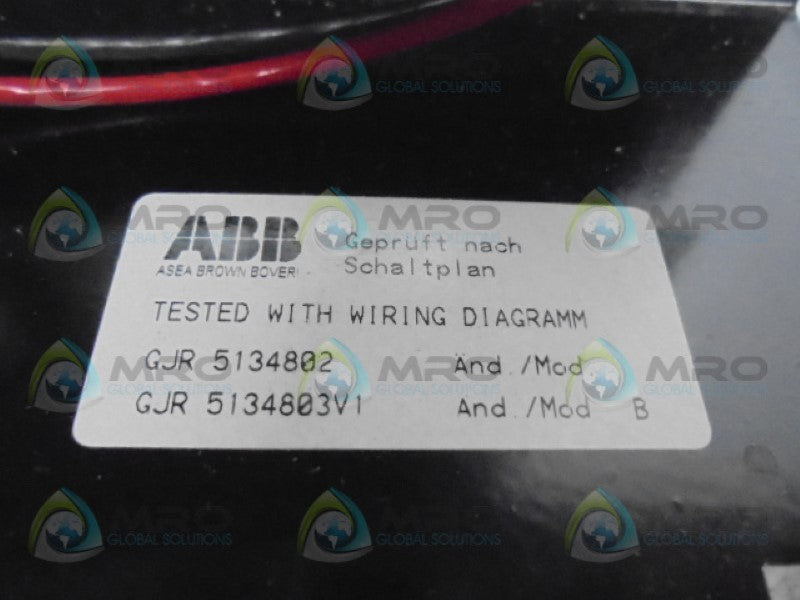ABB GNT7010977R1 DRIVE BOARD *  USED  *