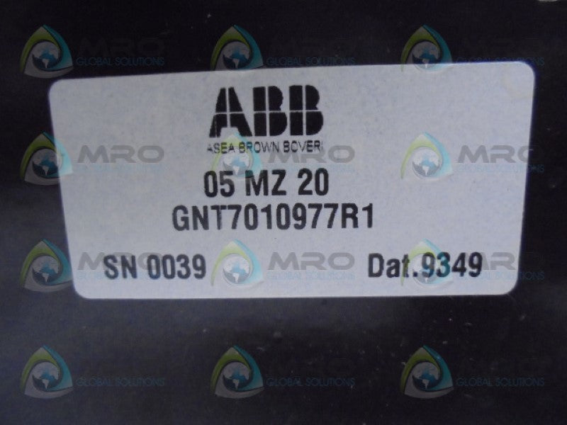 ABB GNT7010977R1 DRIVE BOARD *  USED  *