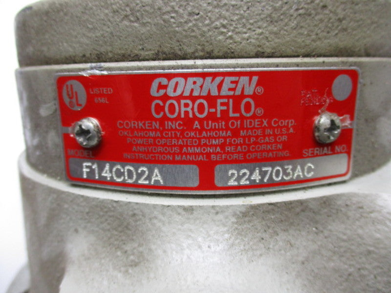 CORKEN F14CD2A CORO-FLO TURBINE PUMP * NEW *