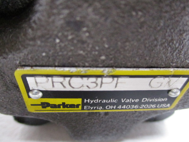 PARKER PRC3PF PRESSURE CONTROL VALVE NSNP