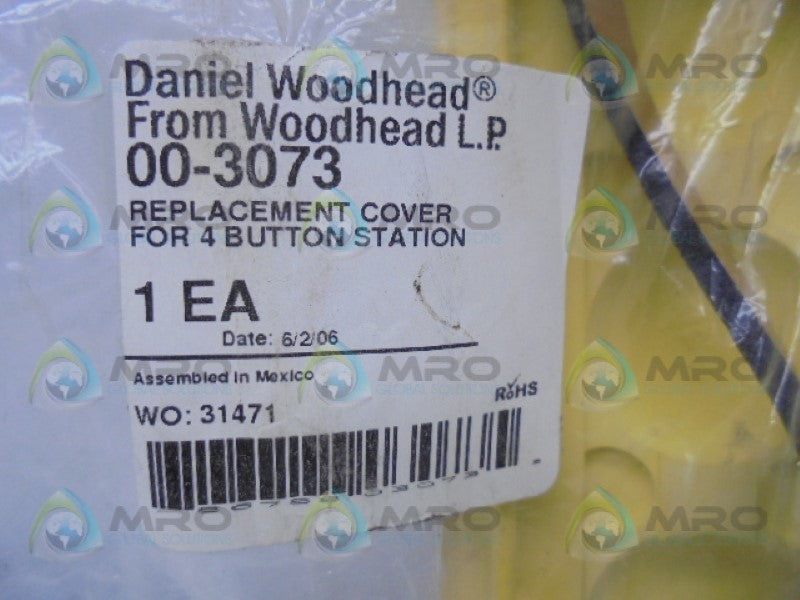 DANIEL WOODHEAD 00-3073 REPLACEMENT COVER BUTTON STATION * NEW IN FACTORY BAG *