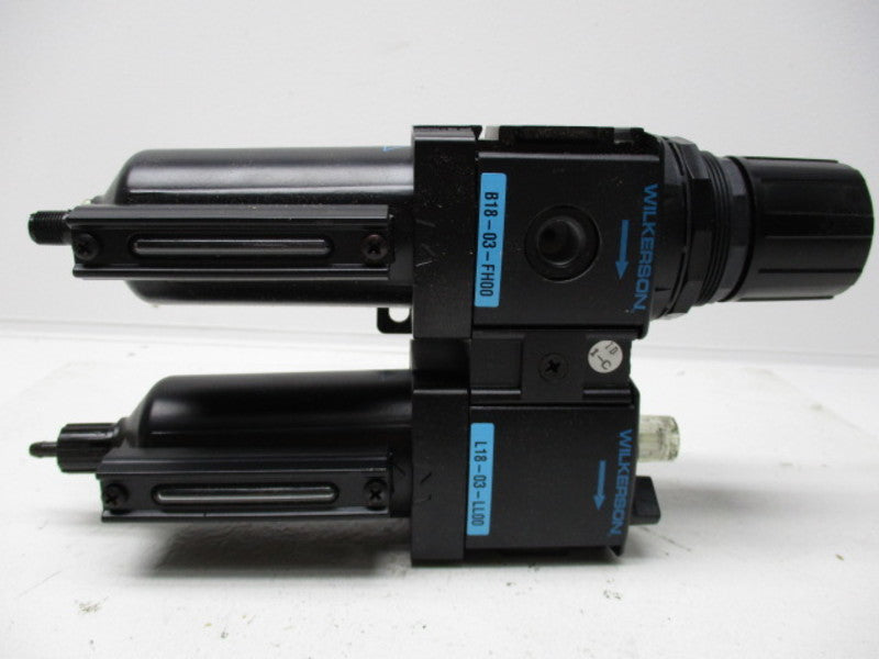 WILKERSON D18-03-FHG0 FILTER REGULATOR LUBRICATOR 3/8" NSMP