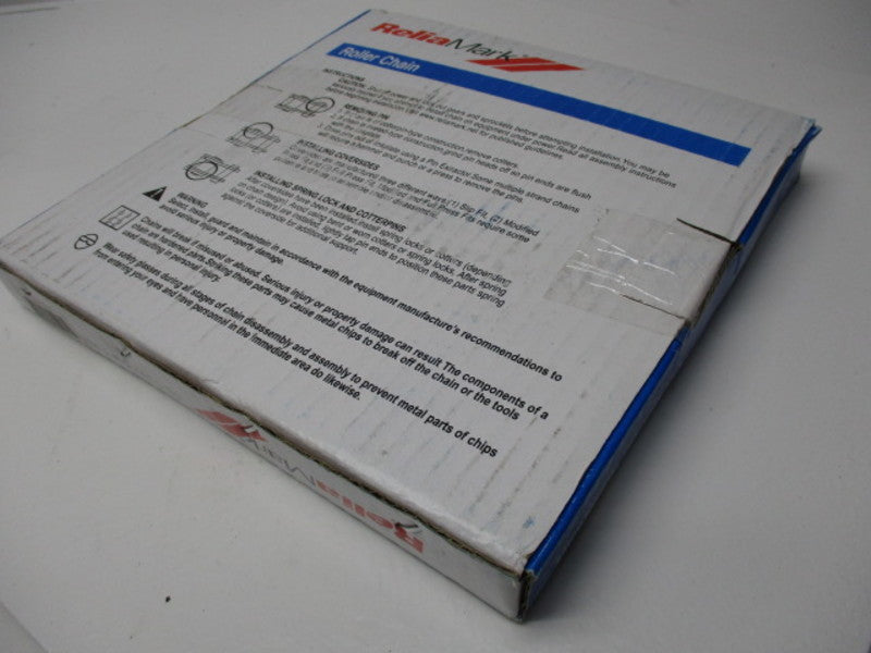 RELIAMARK 50-1 RIV ROLLER CHAIN 10FT * FACTORY SEALED *