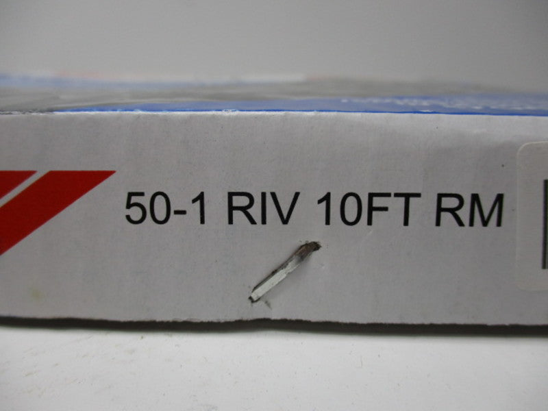 RELIAMARK 50-1 RIV ROLLER CHAIN 10FT * FACTORY SEALED *